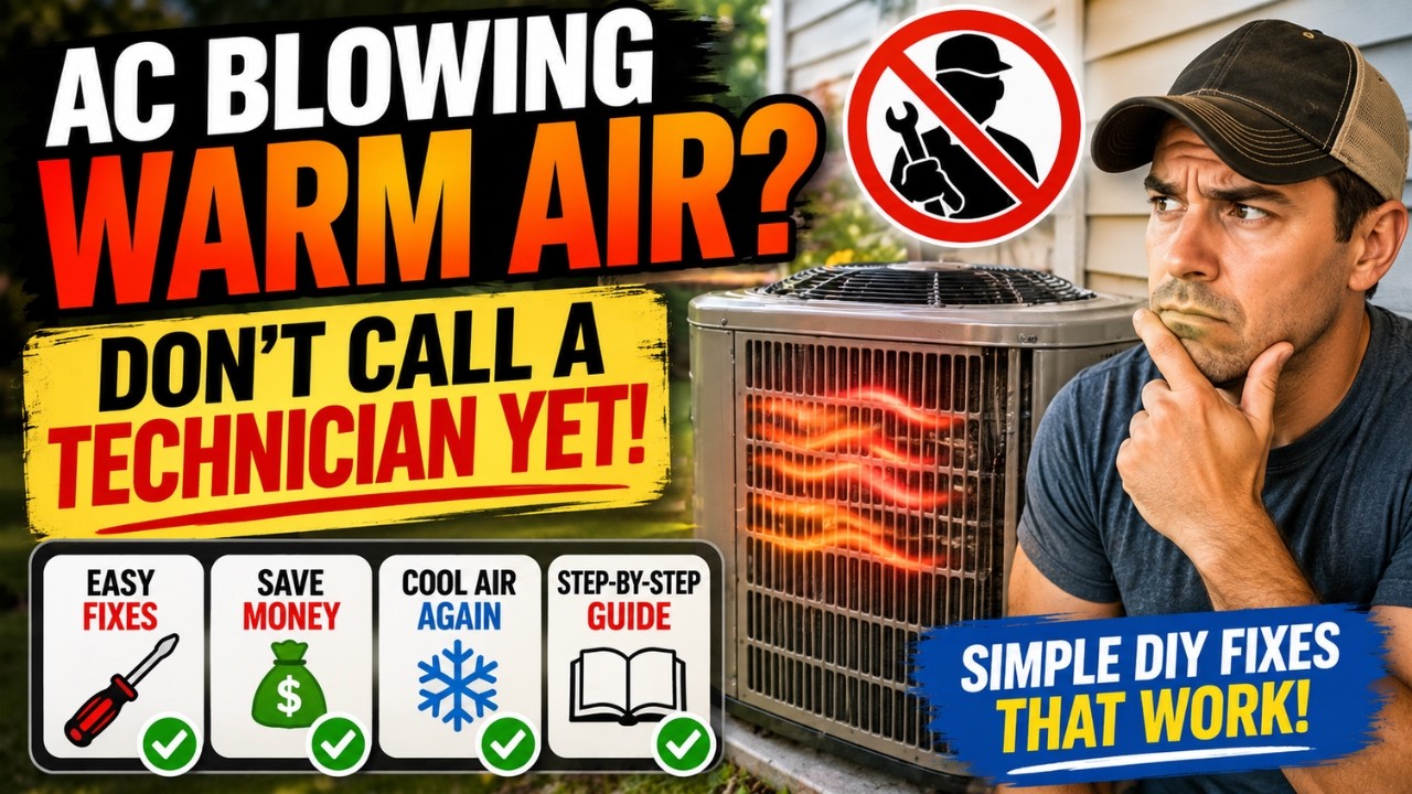 AC blowing warm air: what to check first guide thumbnail
