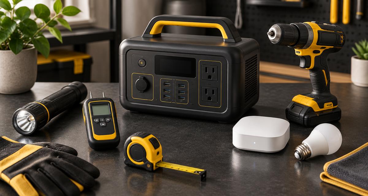 A practical collection of homeowner tools and emergency equipment